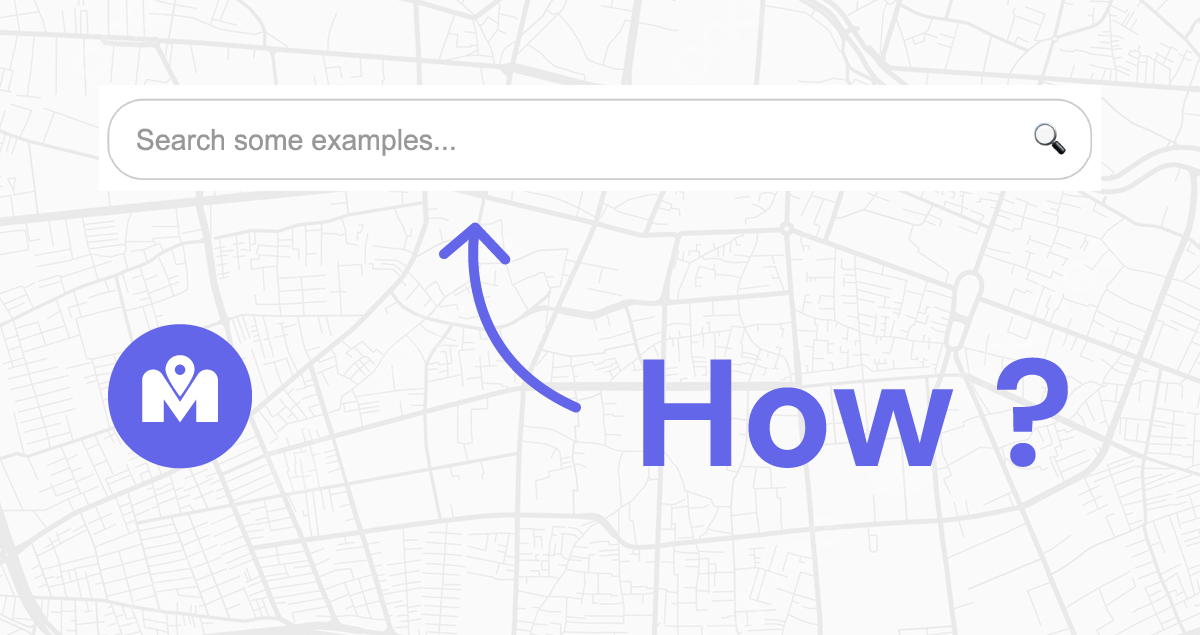 Integrate leafletjs with a search bar on my website